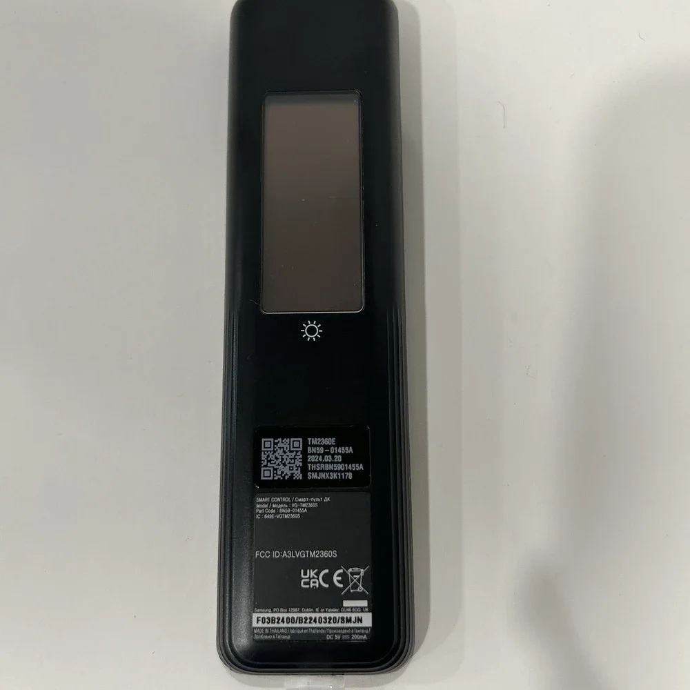 Original Samsung TM2360E Solar Cell TV Remote Control